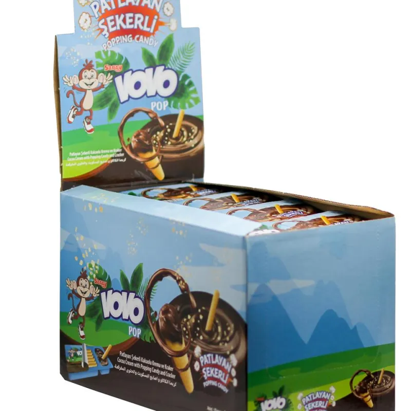 VOVO PATLAYAN ŞEKERLİ 34G*24AD(1KUTU)