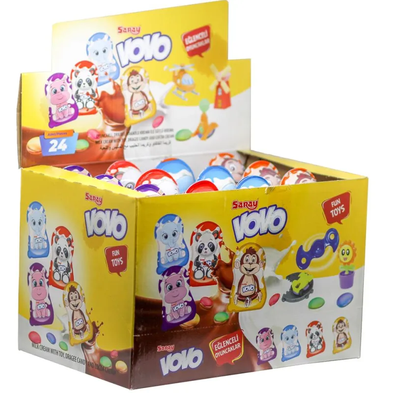 VOVO OYUNCAKLI KAKAO FINDIK KREMA 20G*24AD (1KUTU)